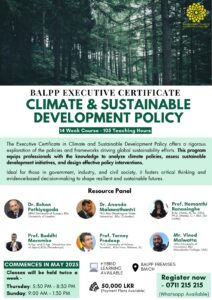 Climate & Sustainable Development Policy