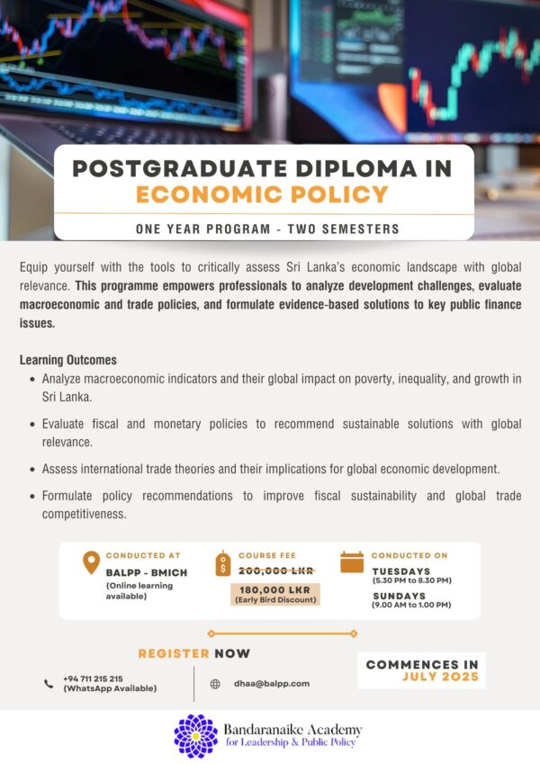 PGD in Economic Policy