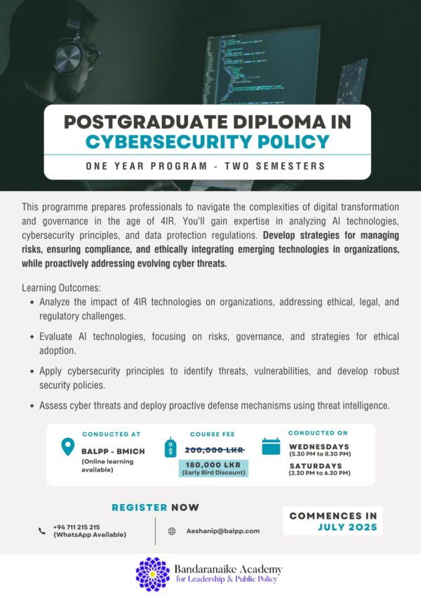 PGD in Cybersecurity Policy